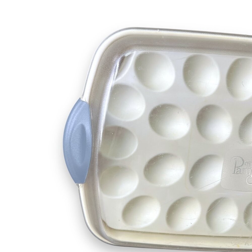 Pampered Chef Chillzanne Rectangle Server W/ Lid Deviled Egg Tray Serveware - Picture 4 of 11